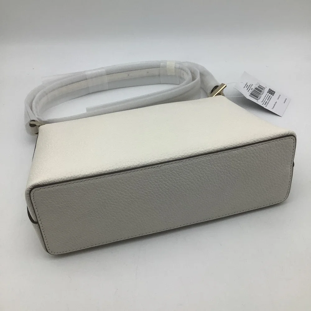 Kate Spade Leila Meringue‎ Pebbled Leather Medium Crossbody Bag Purse NWT